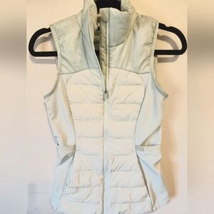 Lululemon Down for it all Vest Mint Green